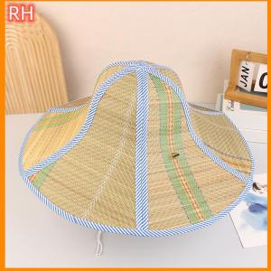 🔥🔥🔥ranghe Trung Quốc Tre Mây Mũ Retro Handmade Dệt Rơm Hat Du Lịch Mưa Đạo Cụ Khiêu Vũ Hình Nón Câu Cá Che Nắng Ngư Dân Hat