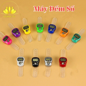 Máy bấm niệm Phật máy đếm số niệm Phật máy đếm số lần niệm Phật máy cơ học xỏ ngón tay nhiều màu