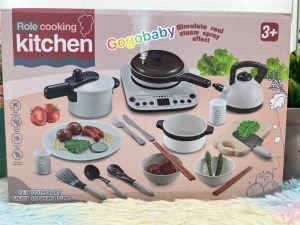 🌈ของเล่น ชุดครัว ชุดครัวมีควัน ครัวเด็กเล่น ชุดทำอาหาร kitchen ครัว ของเล่นเด็กผู้หญิง no.H345A