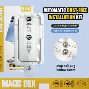 Integrated Dust-free book Box One-click installation Protecting Privacy Tempered Glass For iPhone 17 Pro Max Air 16 Plus 15 14 13 12 Pro Max Full Cover HD Clear Anti Spy Peeping Screen Protector Film