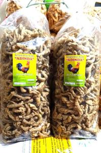 Keripik Usus Ayam 1kg Gurih Renyah Lezat 1 Ball 2Kg Kripik Usus Ayam Crispy Rasa Gurih Original