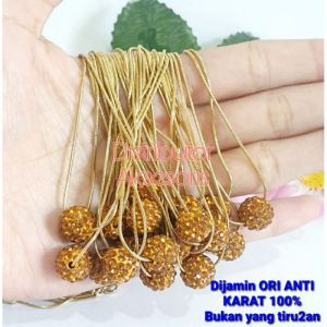 Kalung Titanium ANTI KARAT SELAMANYA (GOLD) DA KT143