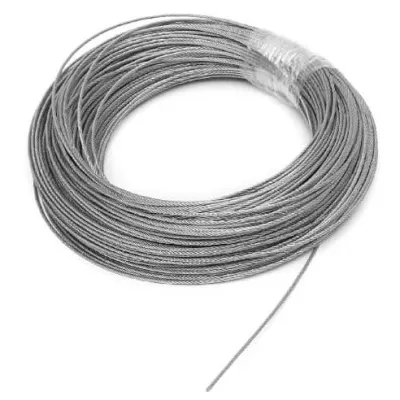 (1 Meter) Galvanised Steel Wire Rope 1.5mm 2mm 3mm 4mm 5mm 6mm