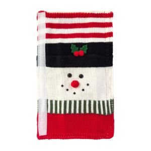 POMELOBT Christmas Refrigerator Door Handle Covers Snowman Anti-slip Kitchen Appliance Handle Covers Home Accessories Santa Claus Microwave Oven Handle Covers Xmas Decoration