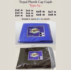 TERPAL PLASTIK A3 UK 3X3
