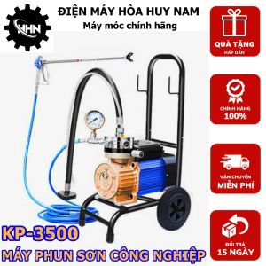 Máy Phun Sơn Công Nghiệp KP-3500 - Công Suất 3500W - Khả Năng Phun Sơn Đều Độ Bám Dính Tốt - HÀNG CHÍNH HÃNG - BẢO HÀNH TOÀN QUỐC
