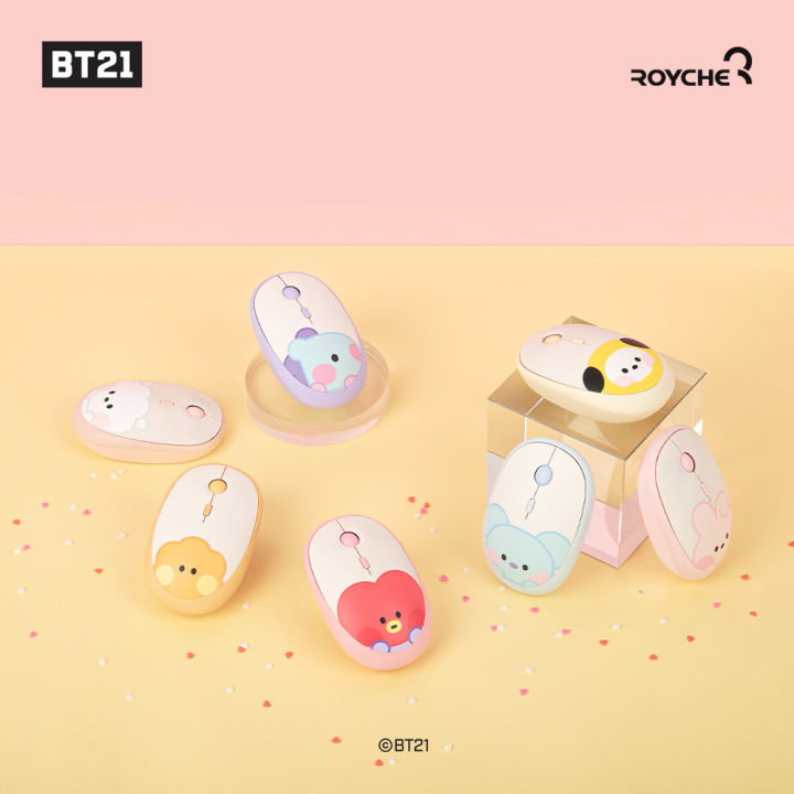 BT21 minini Multi-Pairing Wireless Bluetooth Mouse | Lazada