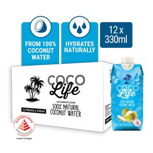 Coco Life Coconut Water 330ML x 12