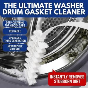 Washing Machine Gap Cleaning Brush Long Handle Laundry Machine Brush Crevice Cleaner Tool Extended Reach Household Cleaning Accessory for Tight Narrow Areas