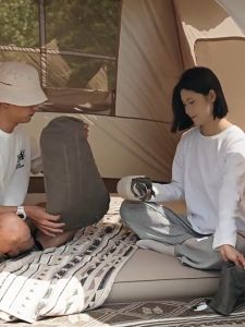 Naturehike 2-in-1 Inflatable Pillow Outdoor Camping Travel Pillow Portable Business Trip Waist Pad Neck Pillow