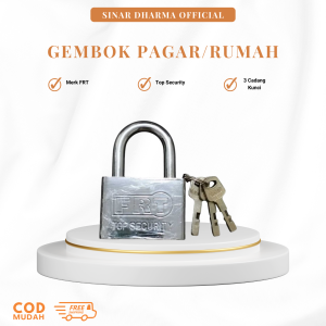 Gembok Leher Pendek /Gembok Pagar/Rumah 50MM - FRT
