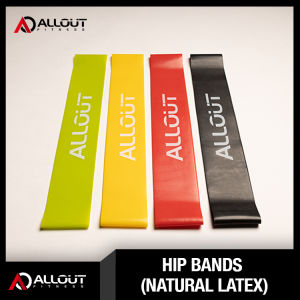 Hip Bands Set Natural Latex | Glute Resistance Bands with Pouch for Lower Body Workout