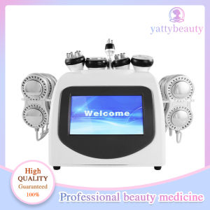 6 In 1 Ultrasonic Cavitation Slimming Machine 40K Vacuum RF Lipo Laser Fat Reducing Equipment