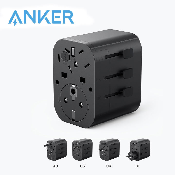 Anker PowerExtend USB-C Travel Adapter Anker PowerExtend USB-C Travel ...