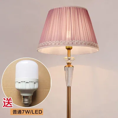 Standing Light Floor Lamp Stand Standing Lamp Nordic American Light Luxury Crystal Floor Lamp Wear-Resistant and Durable Standing Light Floor Lamp Stand