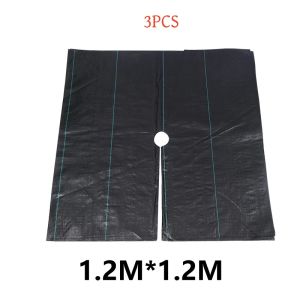 [แบบเพิ่มหนา] ผ้าป้องกันวัชพืชเจาะรู ผ้าป้องกันวัชพืช พลาสติกคลุมดิน วัชพืช ผ้าคลุมดิน กําจัดวัชพืช