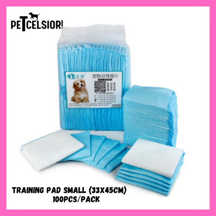 Petcelsior 100pcs Small Dog Pads Super Absorbent Pet Dog Training