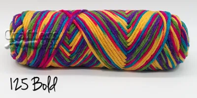 8-ply soft milk cotton yarn (Colour Mix) crochet knitting