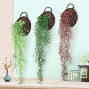 Azgalery PBP52 / Tanaman Hias Bunga Plastik Daun Rambat Osear Anggrek Lavender Artificial Ornamen Indoor Gantung Hiasan Dekorasi Dinding Ruangan / COD