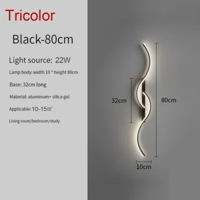 【MG】Led Bedside Wall Lamp for Living Room Bedroom Night lights Stair Modern Simple Interior Wall Lights