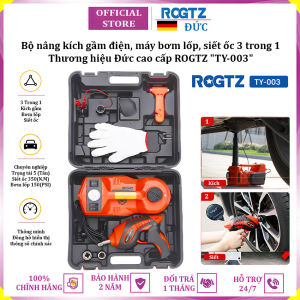 Bộ nâng kích gầm điện kiêm máy bơm lốp và máy siết ốc ô tô đa năng 3 trong 1 nhãn hiệu ROGTZ mã hàng TY-003 - Hàng chính hãng bảo hành 2 năm