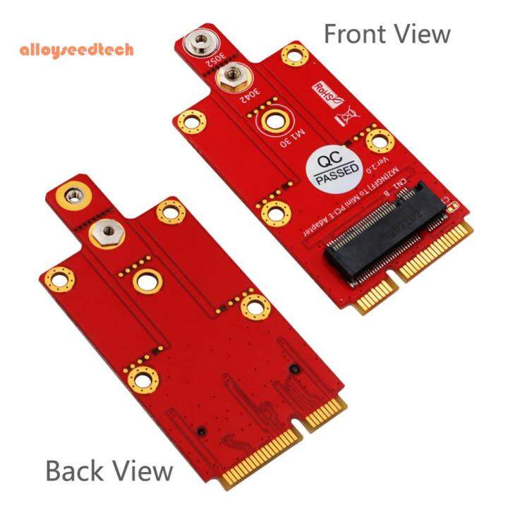 M.2อะแดปเตอร์ Mini PCIe B ไปยัง Mini PCI Express สำหรับโมดูล3G 4G 5G ...