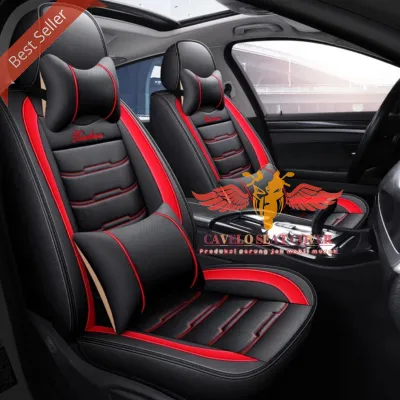 sarung jok kulit mobil avanza 2022-2025 all new full jok 3 baris bahan ferari