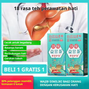🔥Buy one get one free🔥18 flavors of liver protection tea liver protection health tea Chinese tea health herbal tea tea bags liver protection health tea 30 bags/box