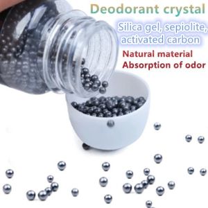 300g Beads Activated Charcoal Cat Litter Deodorant Pewangi Tandas Kucing Penghilang Bau Tandas Kucing