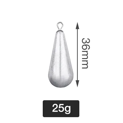 5G-80G Lead Sinker Copper Ring Sea Fishing Lead Sinker Tackle Sinker For Fishing