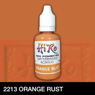 Orange Colors by Hiro Paints | High-Pigmented Waterbased Acrylic Hobby Paint (30ml) | 2209 - 2213