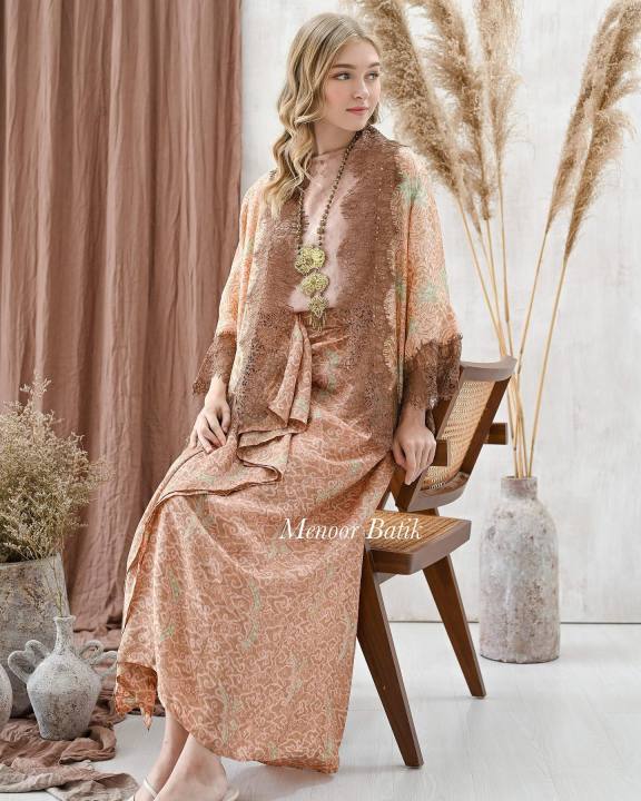 Batik Kebaya Dress Semi Kebaya KEBAYA VISCOSE PREMIUM BATIK KEBAYA