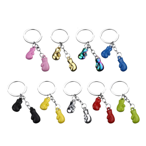 Elegant Boxing Glove Keychain Simulation Fitness Equipment Pendant Key Chain Accessory Couples Car Keys Accessories