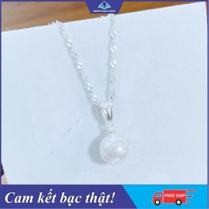 Bộ trang sức bạc gắn trai siêu đẹp - có lẻ từng món