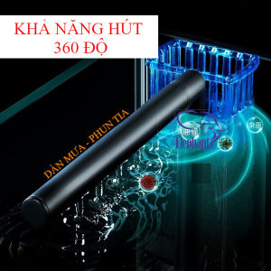 Lọc váng CHERLAM công suất 3w kết hợp phun tia dàng mưa dùng cho hồ thủy sinh