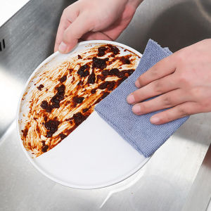 songduanshi 20PCS Box Microfiber Towel Absorbent Kitchen Cleaning Dishcloth Non-stick Oil Dish Rags Napkins Tableware Home Cleaning Towels