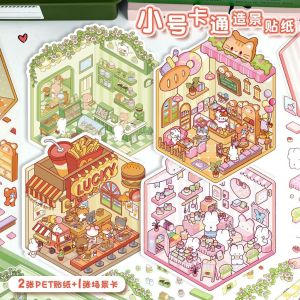 [KW] Beginner Scene Sticker Collection | Easy Landscape Stickers for Kids Journal Scrapbook & Creative Fun - Level 1