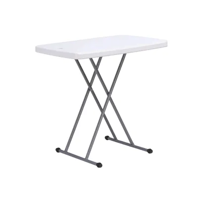 Primetime Folding Multi-Height Personal Table Length 30 inches x Width 20 inches x Height 15 to 28 Inche