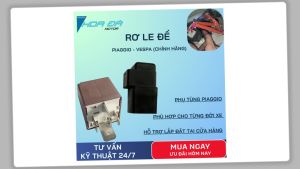 Rơ Le Đề Piaggio Vespa Chính Hãng Cho Xe LX S Primavera Sprint Liberty...– Phụ tùng đề nổ xe máy lắp chuẩn zin