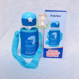 Bình Nước Cho Bé Đi Học Có Ống Hút - Bình Uống Nước Học Sinh Trẻ Em 400ml - Không Mùi An Toàn Cho Bé - Hàng Cao Cấp Chính Hãng