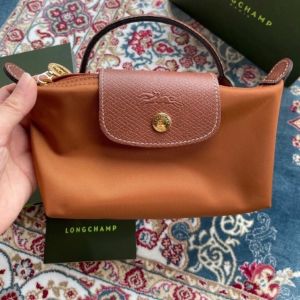 Ready Stock Original 100% Longchamp  sling bag  organizer bag 34175 2023 New  Ladies  Dumpling Bag Nylon Small Short Handle Handbag Phone Bag Tote bag Coin Purse㏇X0415