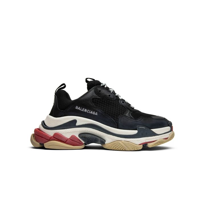Balenciaga Triple S Trainer Black Red 2018 - Lazada | Lazada Indonesia