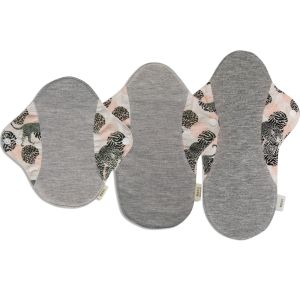 [Betty Bear] 3pcs S-L Cotton Graphene Sanitary Napkins for Women Can Be Reusable Day and Night Combination Regular Flow Pads Health Higiene Feminina