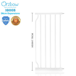 Orzbow iG005 Baby Safety Gate for 74cm to 86cm Stairs Doorways  Kitchen Kids Protection Security Auto Close Safe Gate fence