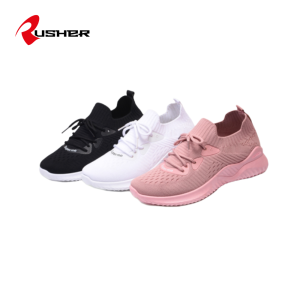 ZenBlossom Sepatu Sneakers Tali Wanita Rajut 996 Rusher