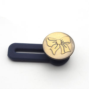 AUK Metal Button Extender for Jeans Vintage Style Adjustable Waist Buckles  Detachable Extended Button for Pants