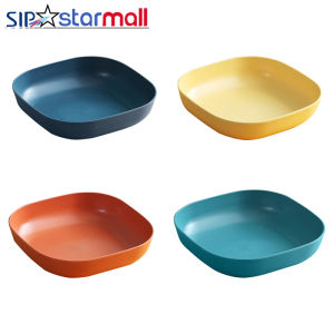 SIP Piring Plastik Makan Unik Tempat Wadah Buah Sayuran Snack Kue Saji Serbaguna Makanan Murah Cuci Gudang COD Bayar Di Tempat