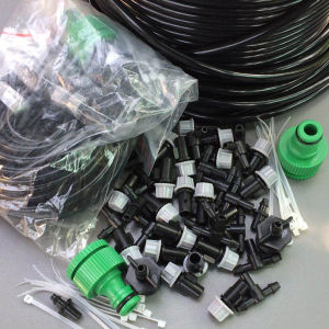 ชุดทำละอองน้ำ พ่นหมอก ช่วยปรับสภาพอากาศ รดน้ำต้นไม้ ดักจับฝุ่นpm2.5 สายยาว10เมตร 10หัวพ่น พร้อมข้อต่อครบชุด