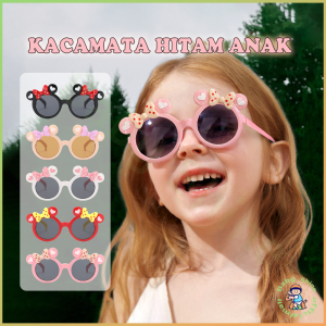 BabyShine Kacamata Hitam Anak / Telinga Minnie Mouse Sunglasses Anak / Kacamata Hitam Fashion