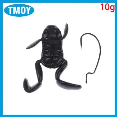 TMOY 1 cái Ếch Lure 5G 10G Mềm Ếch TPE Ếch Mồi Mềm Đá Ếch Nước Dễ Dàng Để Móc Topwater Mềm Lure Cá Của Yêu Thích Mồi